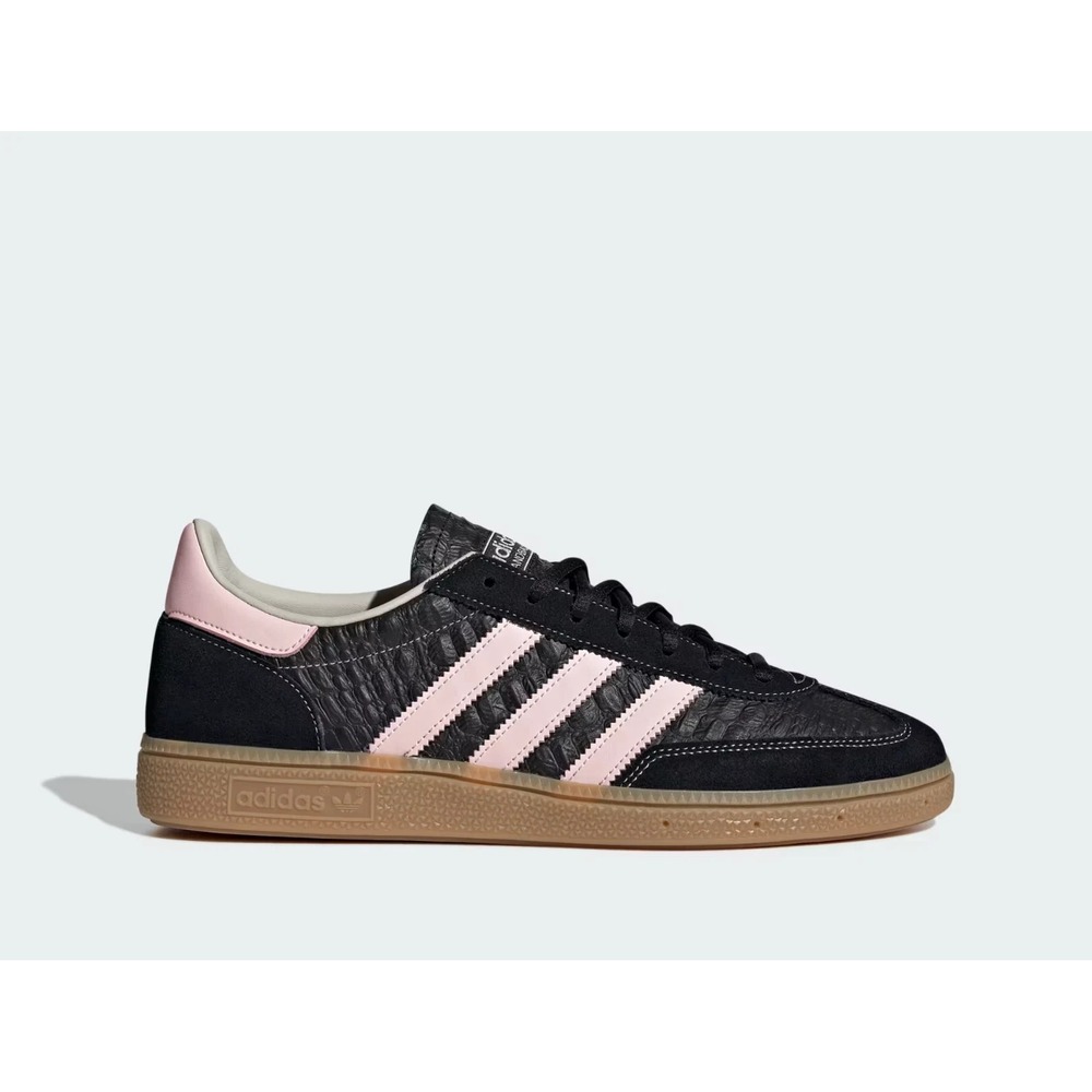 Mens Size 11- adidas Handball Spezial Low Top Sneakers Black/Pink Shoes KH9051